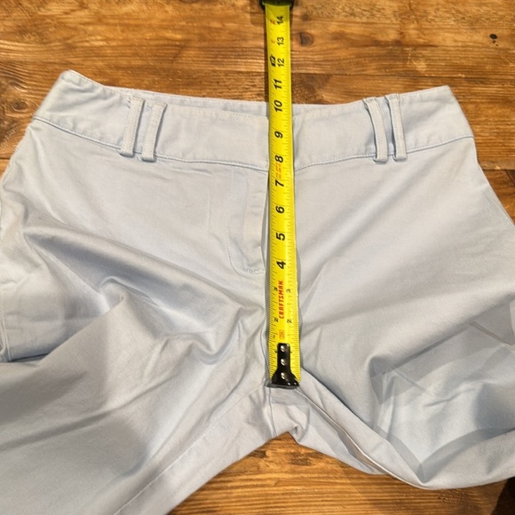 Ann Taylor Loft Women's Cropped Cotton & Spandex Wide Leg Pants Light Blue.‎ 4 - Picture 11 of 13